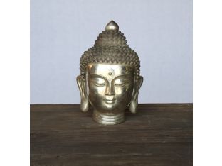 Medium Chrome Buddha Head
